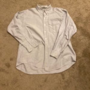 Willis & Geiger mens XL light blue 17.5 36 oxford button up outdoors shirt